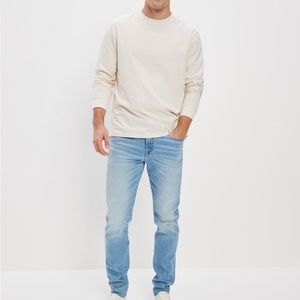 Mens Light Blue American Eagle Airflex- athletic fit jeans